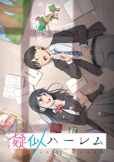 постер к аниме Псевдогарем